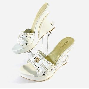BCBGirls Platform Wedge Sandals